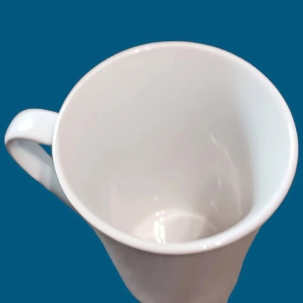 Starbucks coffee ceramic tall latte mug white and red - Picture 4 of 7